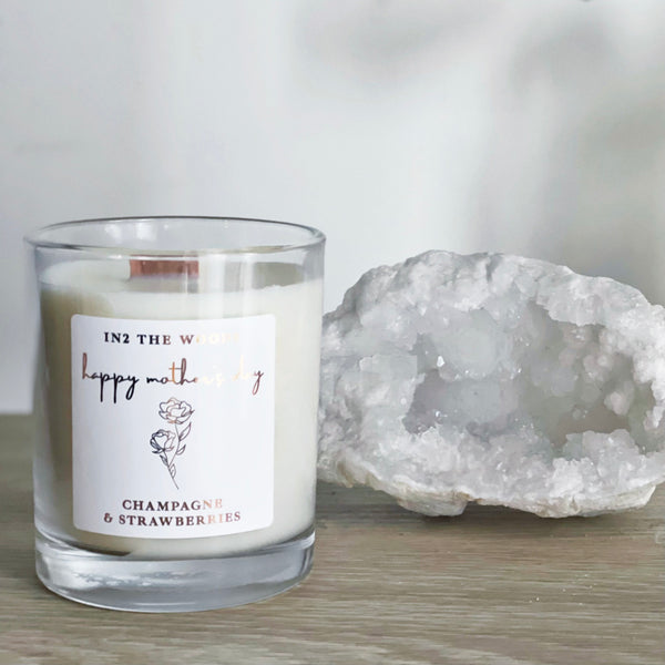 Mothers Day Soy Candle (White)