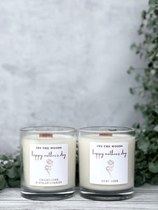 Mothers Day Soy Candle (White)