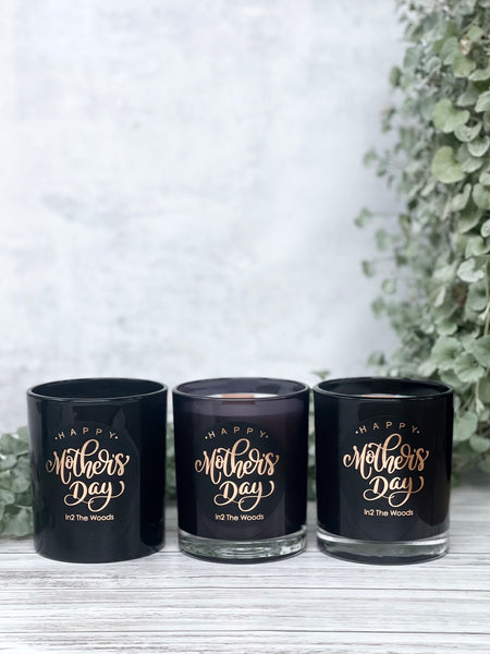 Mothers Day Soy Candle (Black)