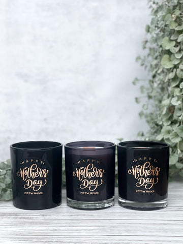 Mothers Day Soy Candle (Black)