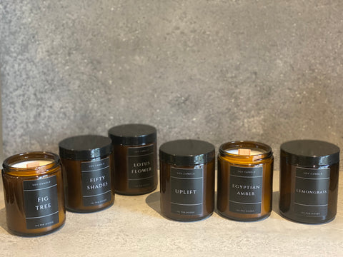 Amber Apothecary Jar - Soy Candle